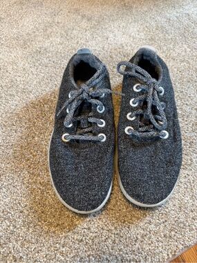 Allbirds Wool Runners Gray Sneakers Women's Size 8 Merino Wool Casual Shoes